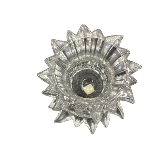 PartyLite Accents Partylite Crystal Aurora Starburst Twoway Votive Pillar Candle Holder